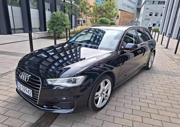 Audi A6 cena 72900 przebieg: 205000, rok produkcji 2015 z Brzeg małe 436
